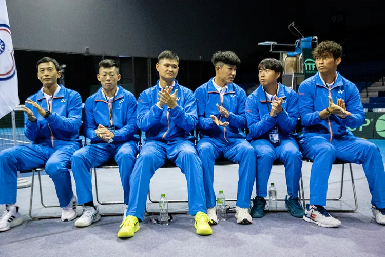 台維斯盃中華隊陣容。網協提供