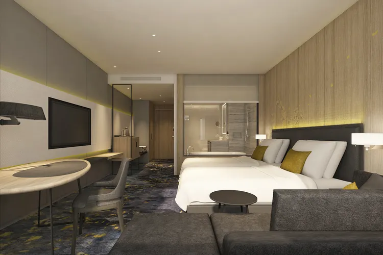 高雄日航酒店即日起開放預訂，每房4,800元起。高雄日航酒店提供