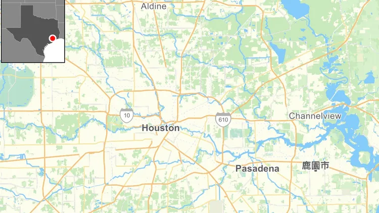 鹿園市地理位置。自製地圖