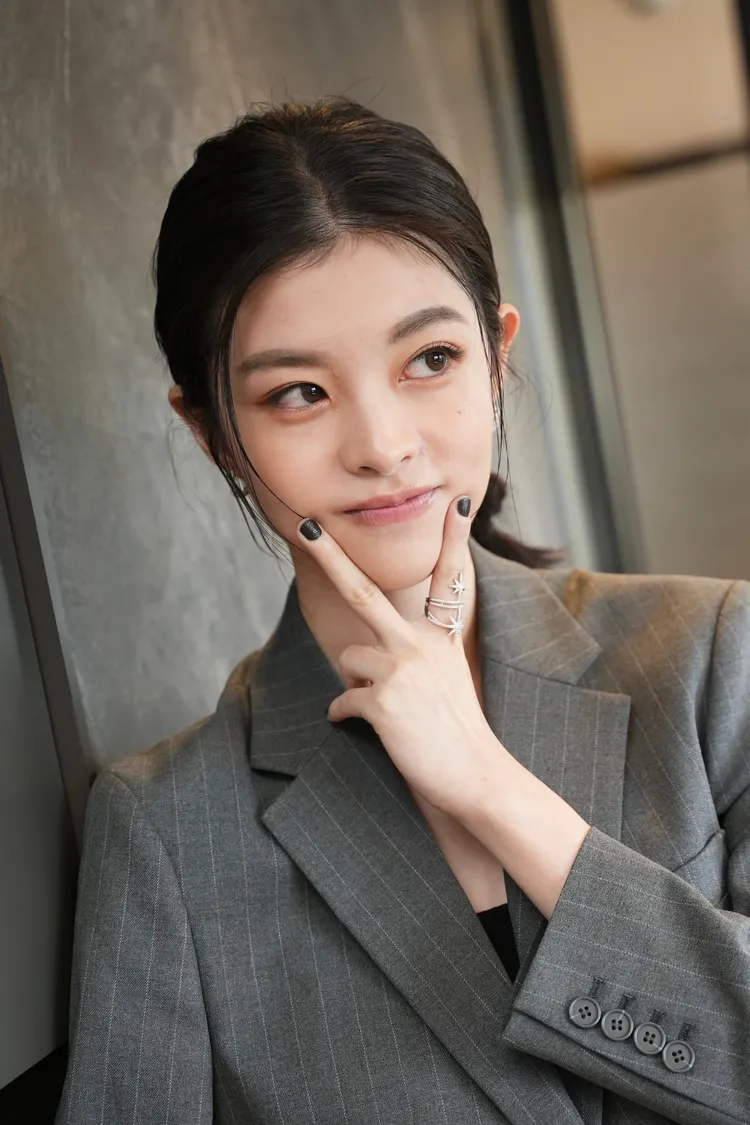 詹子萱透露紅毯戰袍會以自在為主。彭欣偉攝影