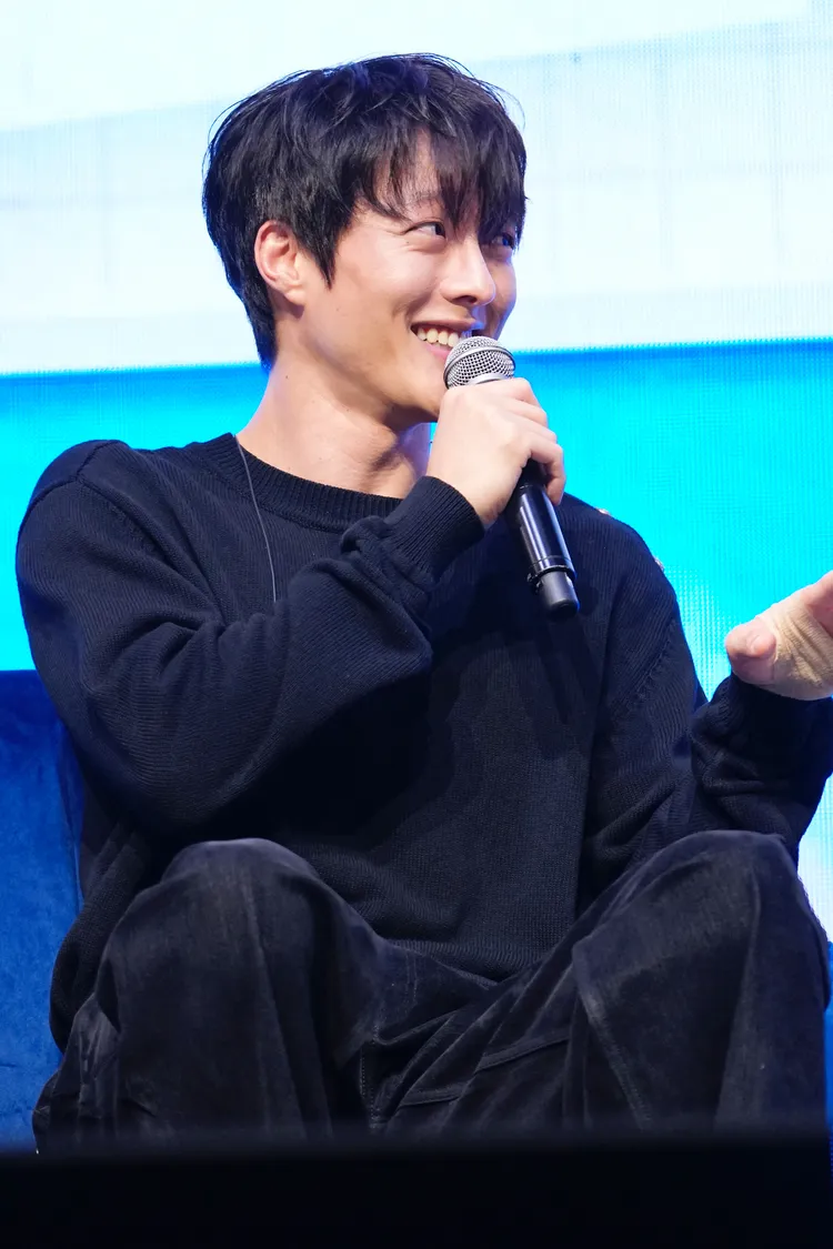 張基龍覺得台灣男粉絲很多。讀者提供