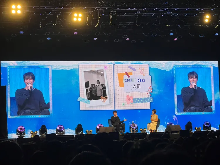 張基龍分享過去作品及當兵時照片。讀者提供