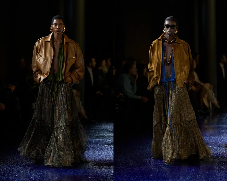 Saint Laurent 2025春夏系列。品牌提供