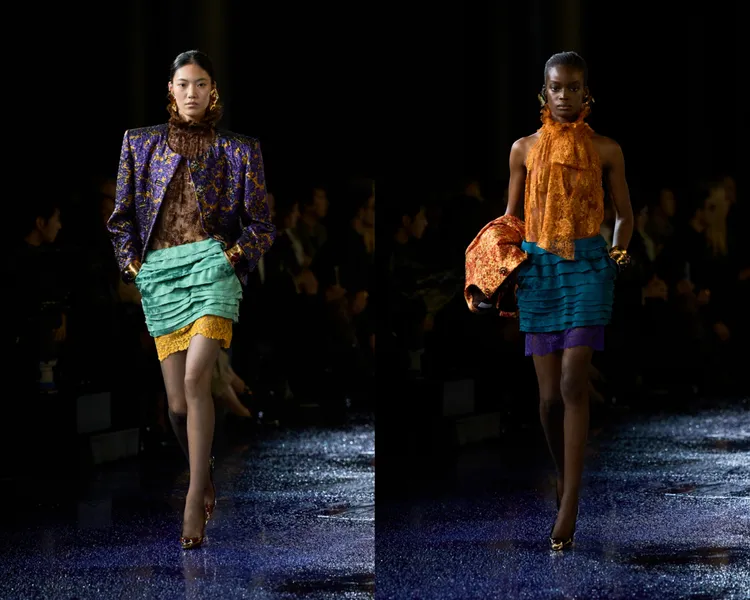 Saint Laurent 2025春夏系列。品牌提供