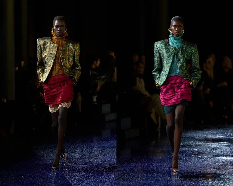 Saint Laurent 2025春夏系列。品牌提供