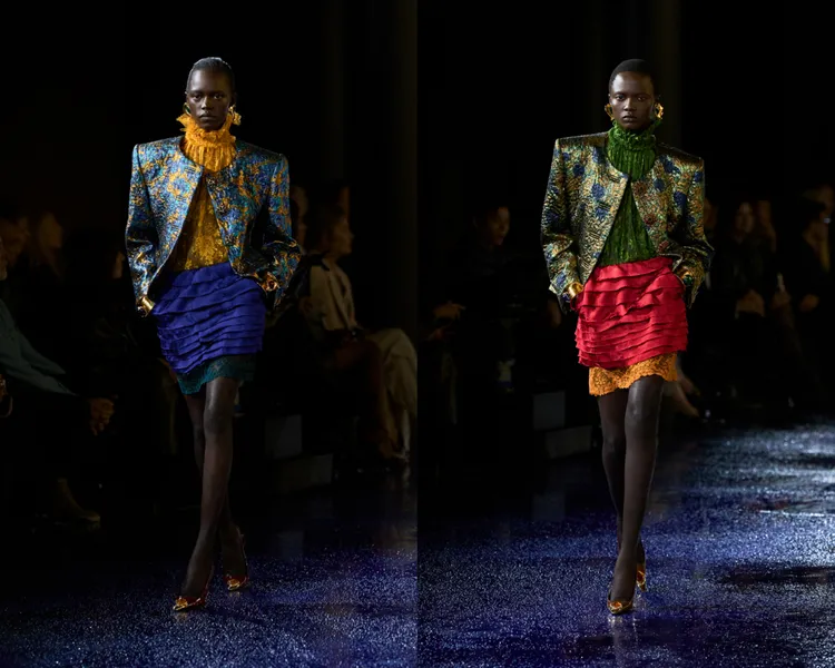 Saint Laurent 2025春夏系列。品牌提供