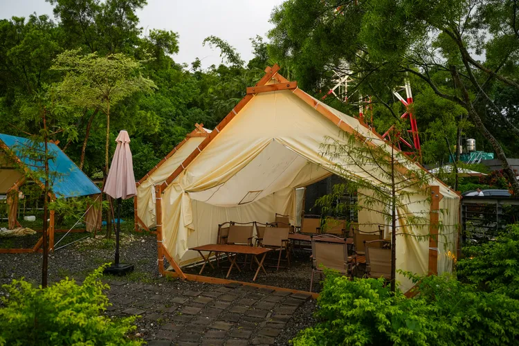 帳篷區。田欣雲攝影