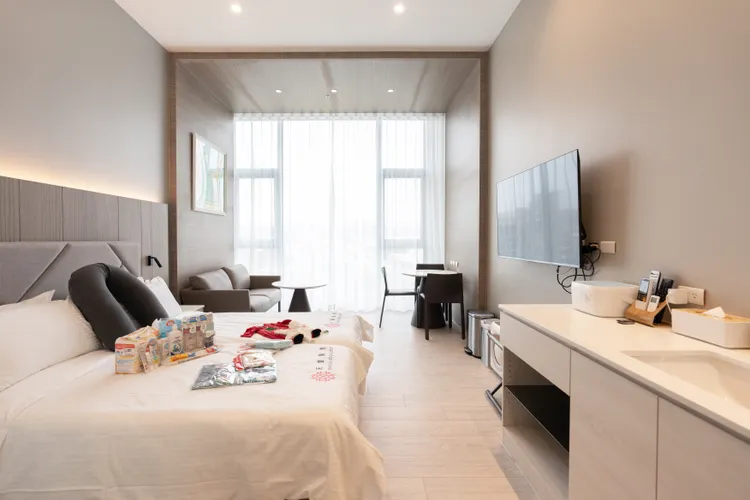 禾馨產後護理之家台中館景觀房。禾馨提供