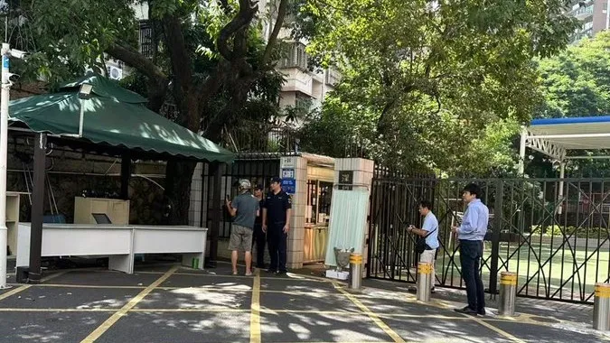 深圳日本人學校現況。翻攝自X@jackcatmo
