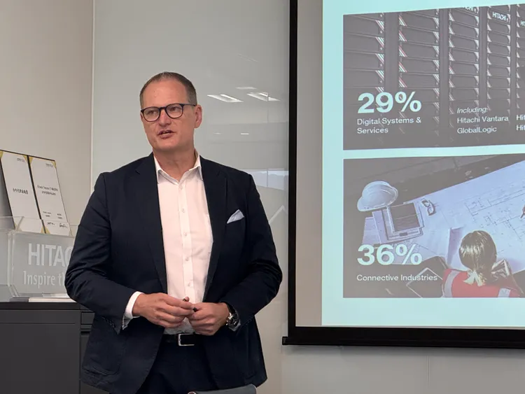 Hitachi Vantara全球副總裁暨亞太區總經理Adrian Johnson。呂承哲攝