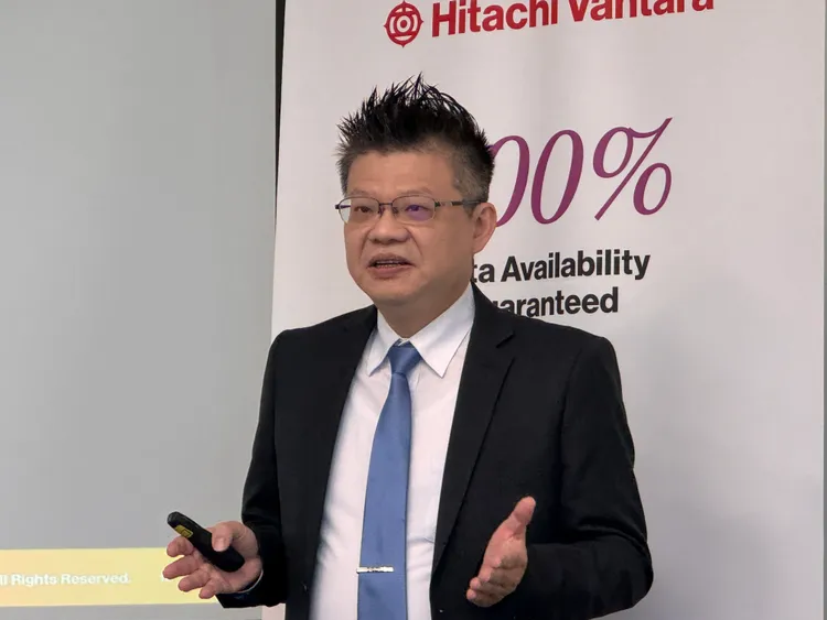Hitachi Vantara台灣區首席技術顧問林祈禎。呂承哲攝
