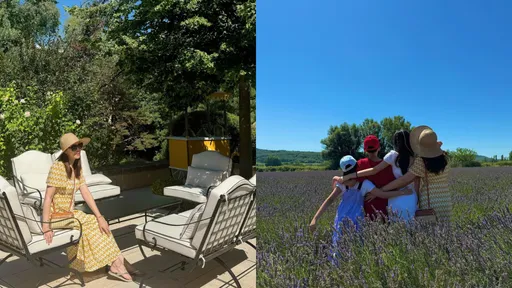 曾馨瑩暑假樂遊歐洲 普羅旺斯開車2hrs追夢幻薰衣草田