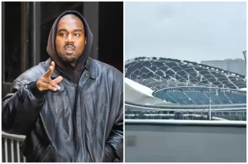 摩羯颱風襲海口刮17級風 肯爺試聽會的頂棚被掀掉了