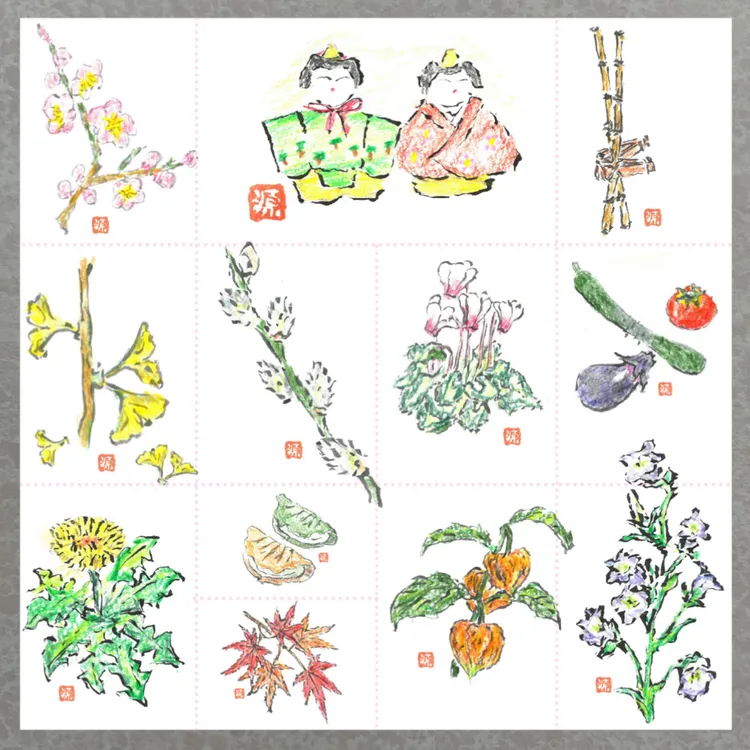 林志玲姊姊慈善年曆，今年還把公公親手繪製的圖片融入其中，公公婆婆看了成品充滿感動與驚喜。翻攝林志玲臉書