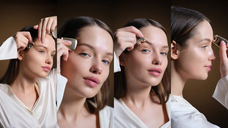 搭配的金緻煥眼提塑儀有多種按摩方式。品牌提供