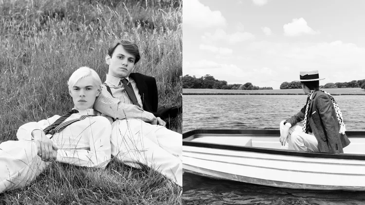 CELINE 2025年夏季男裝系列。品牌提供