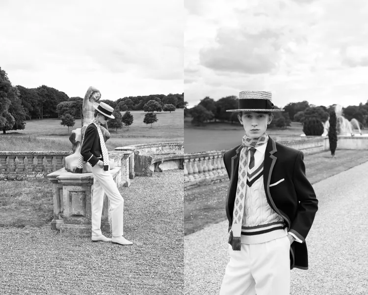 CELINE 2025年夏季男裝系列。品牌提供