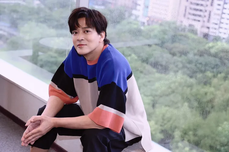 陳曉東放閃說：「處不來，就不會跟老婆在一起這麼久。」彭欣偉攝