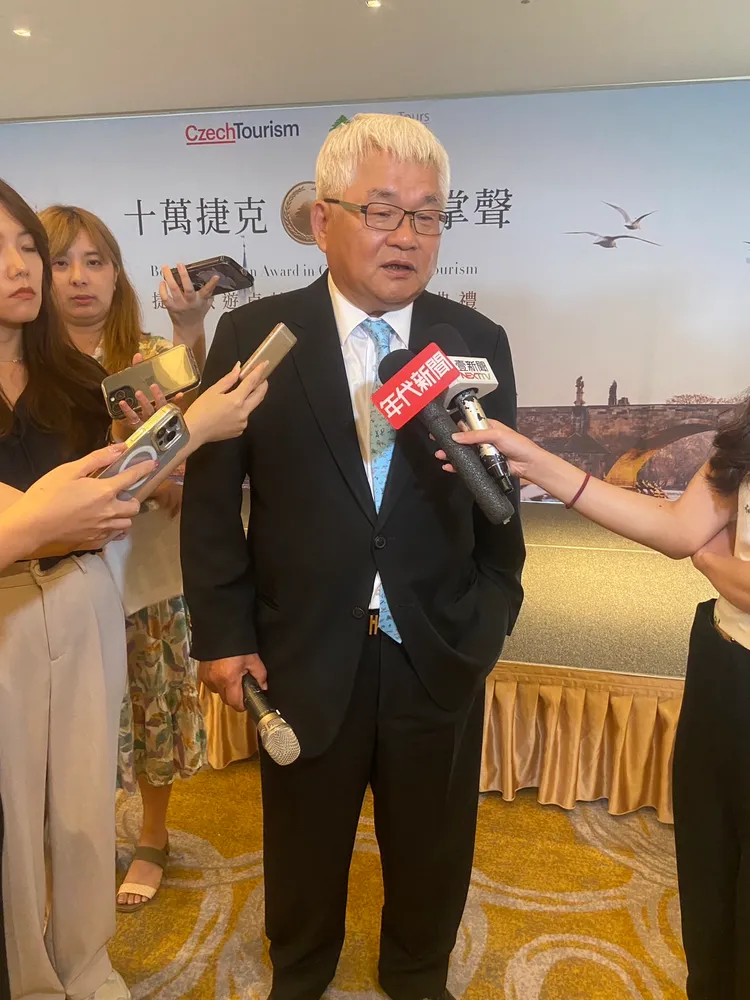 加利利旅行社董事長彭榮富提到自己1988年首度踏上捷克的土地，「與其說是驚艷不如說是立即就愛上」。陳揚盛攝