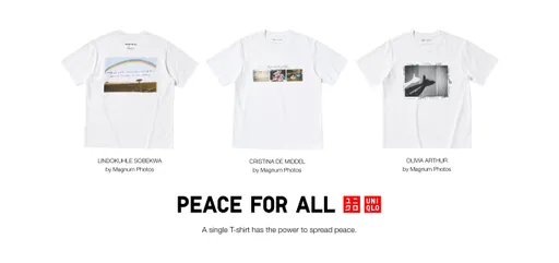 UNIQLO慈善T新作開賣! PEACE FOR ALL攝影展同步登台