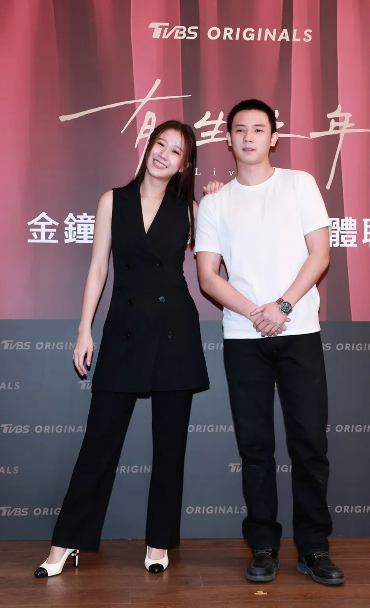 方志友、謝展榮分享入圍心情。攝影中心攝