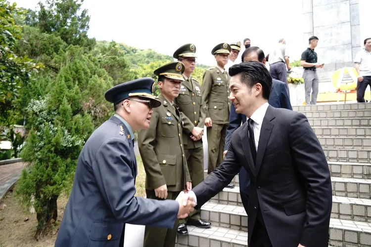 今（3日）為93軍人節。北市府提供