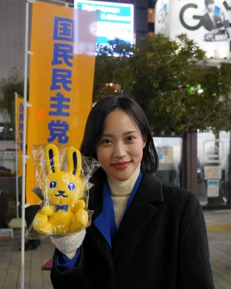 高橋曾參選東京眾議員。翻攝自高橋茉莉IG