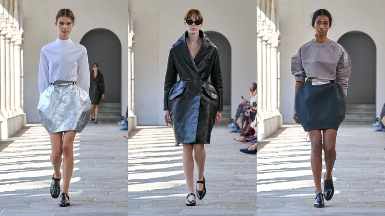 雕塑感廓形貫穿春夏系列。品牌提供