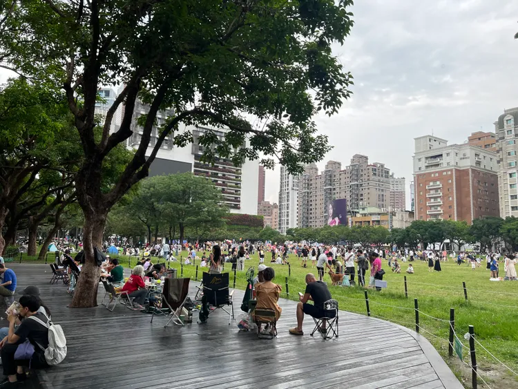 台中市民廣場。資料照片