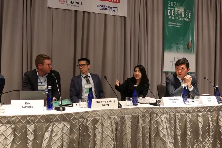 徐巧芯出席美台國防工業會議。徐巧芯臉書