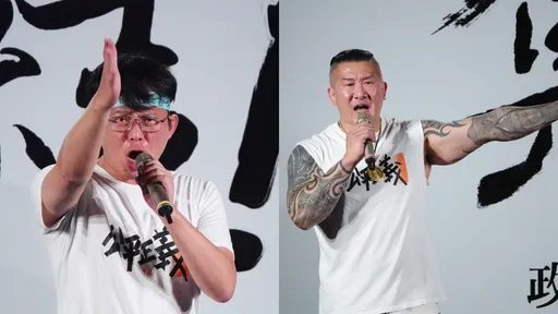 圖輯/上萬小草集結!「館長」陳之漢現身會場相挺
