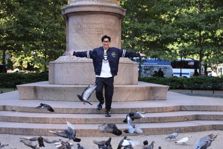 品冠紐約演唱會演出結束後，他和妻子及工作團隊抽空觀光。種子音樂提供