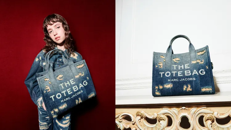 Clairo以破壞感的粗獷丹寧展現時髦張力。品牌提供
