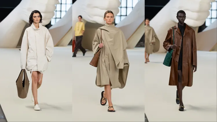 大衣以不同長度呈現嶄新輪廓。品牌提供