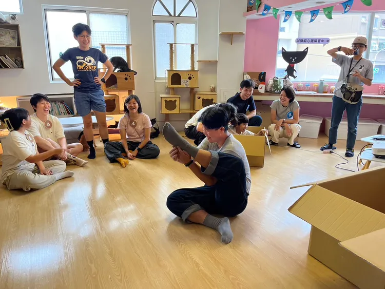 活動特別邀請到貓行為專家獸醫師林子軒分享貓行為的基礎知識課程。動保處提供