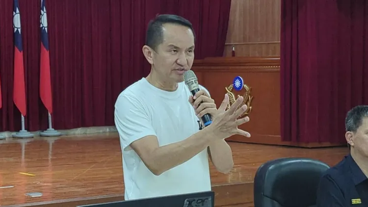 愛爾麗集團總裁常如山希望透過拋磚引玉，能夠結合警方、企業、民間力量一起打詐。莊曜聰攝