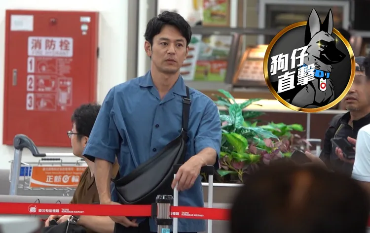 妻夫木聰來台擔任台灣觀光大使，完成拍攝工作後，買伴手禮返日。特勤中心攝