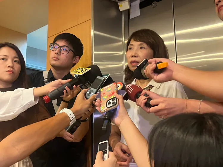 民眾黨立委陳昭姿反批綠營，更痛罵林俊憲當年賴清德落魄時你在哪裡。記者葉家瑋攝