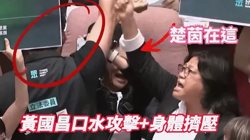 林楚茵批黃國昌「電車癡漢」 立院抗議但「身體一直向我壓過來」