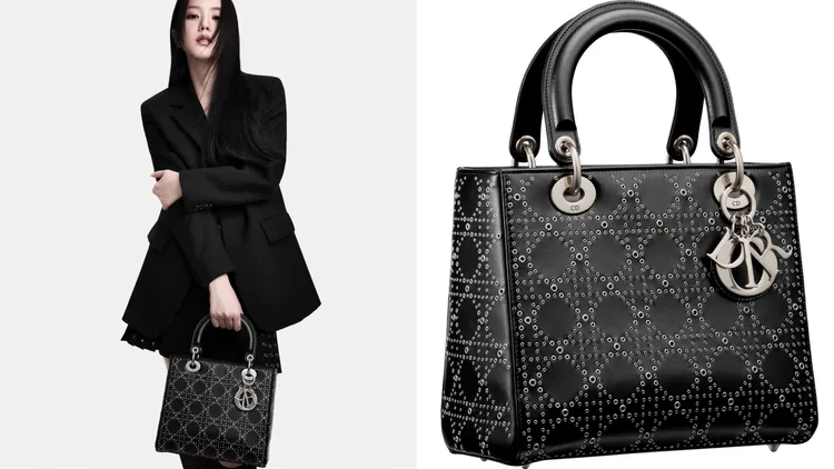 Jisoo拍攝的最新Lady Dior形象廣告。品牌提供