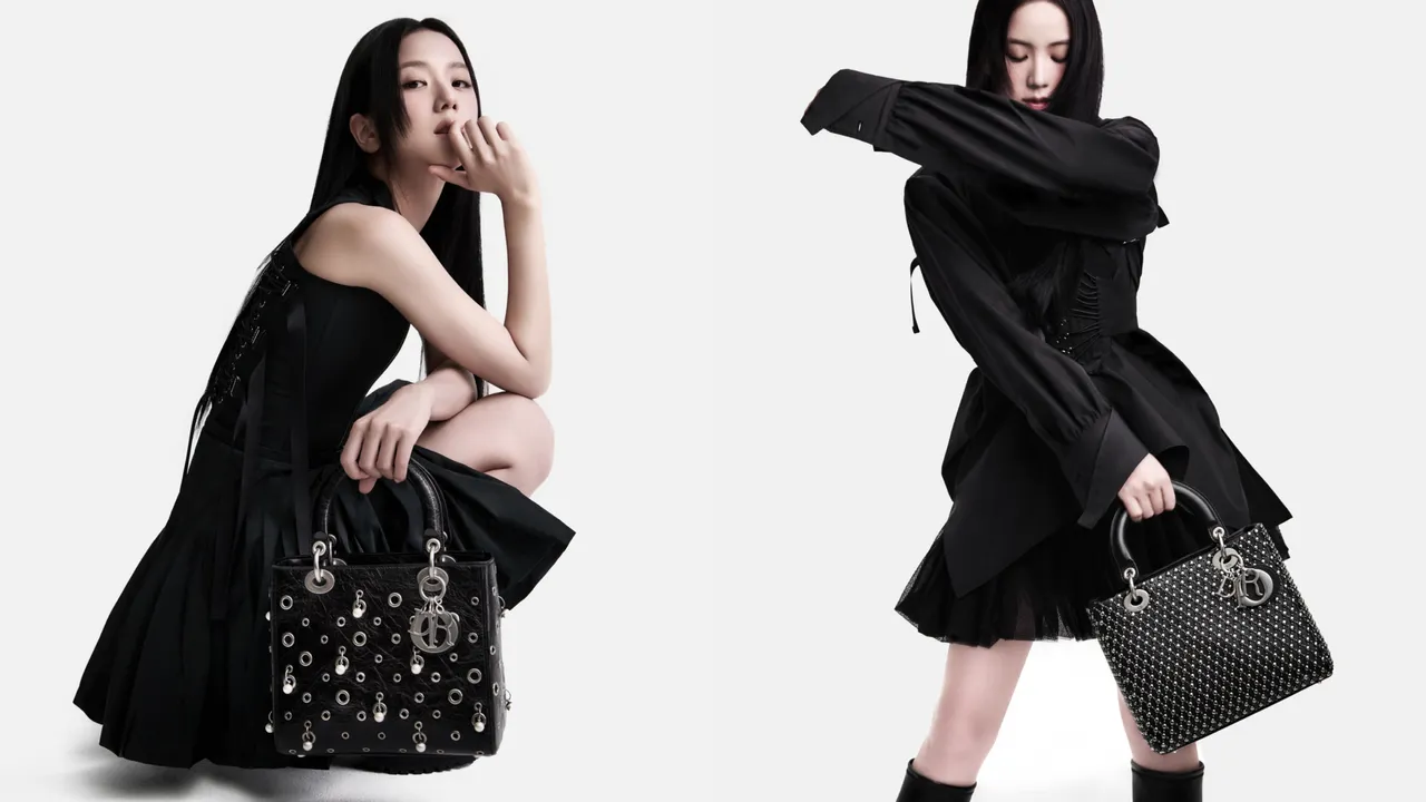 Jisoo拍攝Lady Dior全新形象廣告。品牌提供