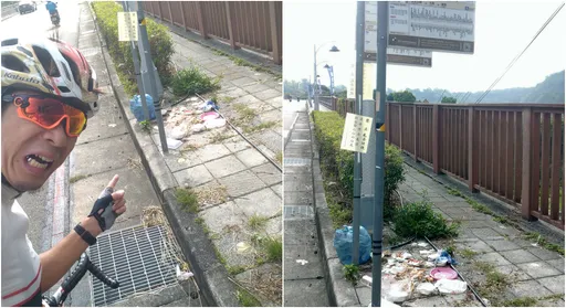 丟臉到日本!台中公車站堆滿垃圾惡臭 日人看不下去出手這樣做