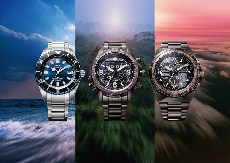 CITIZEN PROMASTER系列推出3款35周年紀念錶。品牌提供