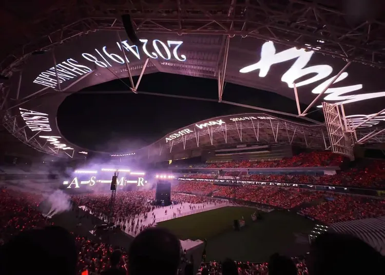 張惠妹演唱會精彩連連，全場演出幾乎零尿點。翻攝網路