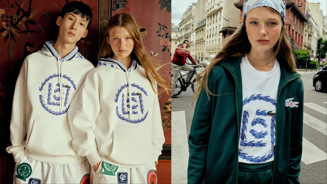 LACOSTE攜手陳冠希主理的潮牌CLOT推出一系列設計。品牌提供