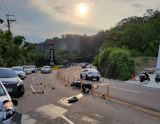 台三線北埔路段彎道多!車禍頻傳 警方呼籲減速慢行