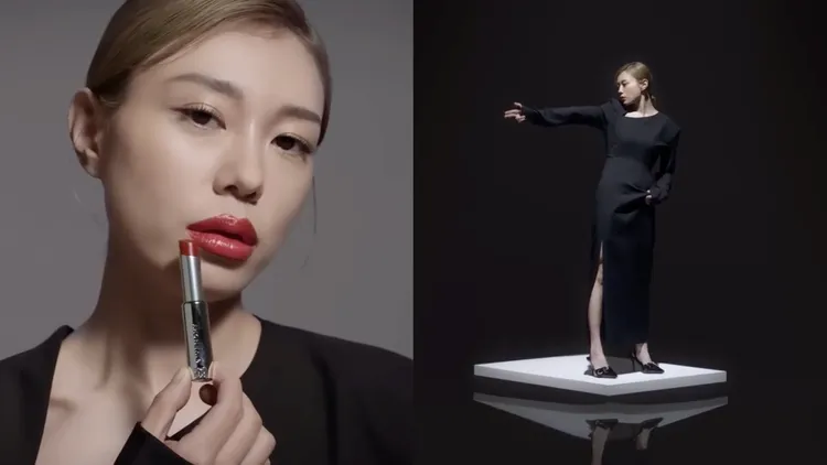 紀梵希美妝也找上她。翻攝k_yeji92 IG