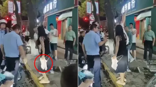 妹子內褲從天而降「罩在他頭頂」　她求饒無用冏了