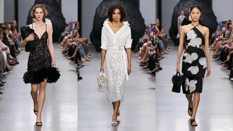 MICHAEL KORS透過多元材質強調對比。品牌提供