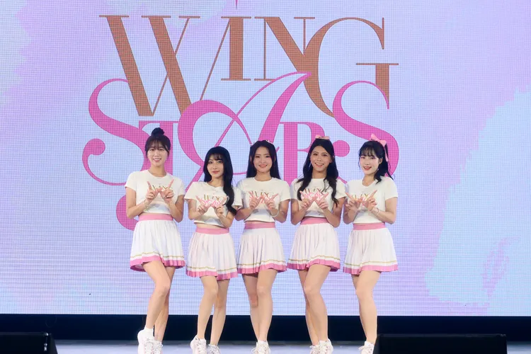 安芝儇、一粒、螢螢、林浠、Mingo等今天出席啦啦隊第2屆選拔活動。桂田文創提供